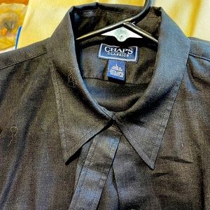 Chaps classic ladies blouse in black